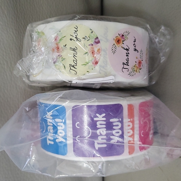 Other - 2 rolls thank you stickers